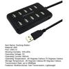 Expansion Dock High-speed 10 In 1 Transmission Multifunctional USB2.0 Portable Splitter Cable Hub