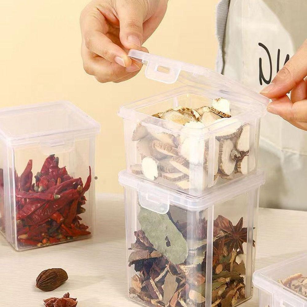 Sealed Spices Packaging Storage Box Plastic Spices Storage Box for Kitchen