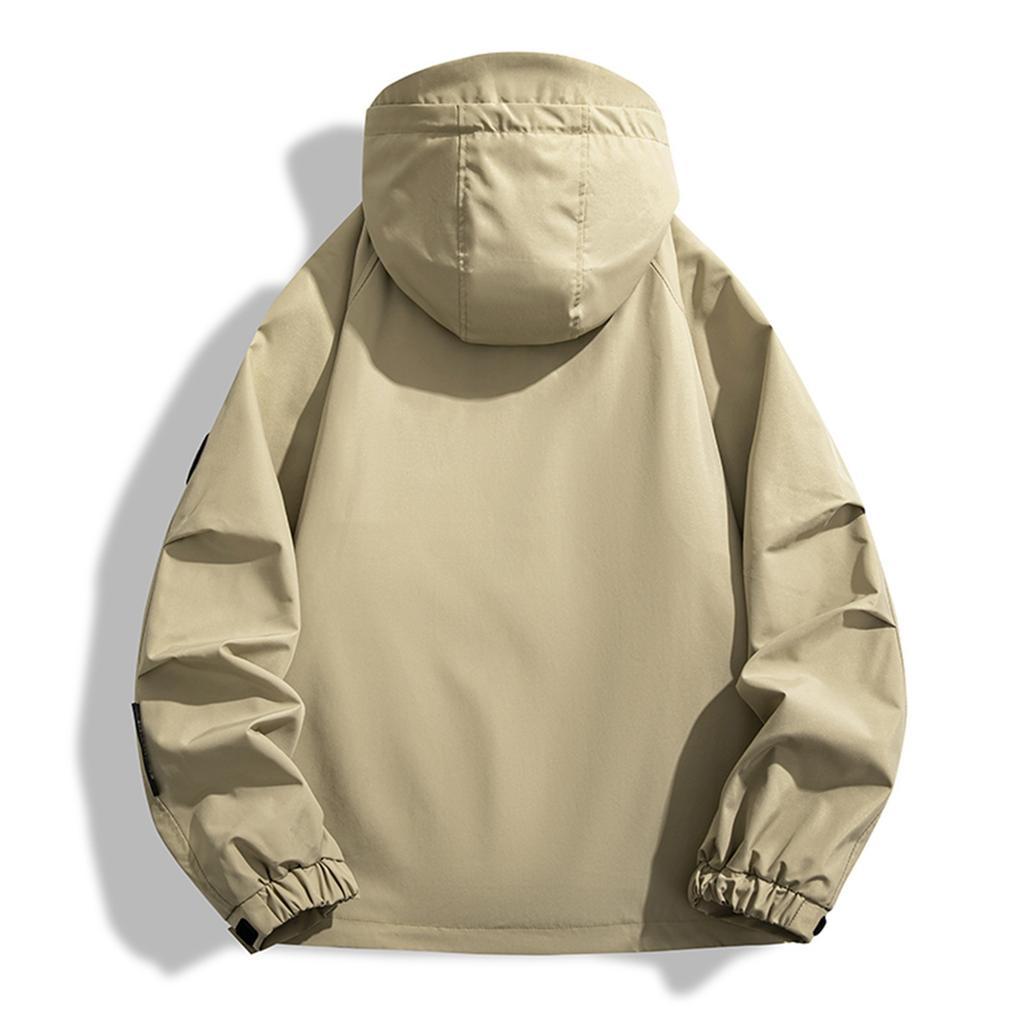 Women's Solid Color Fashionable Hooded Jacket