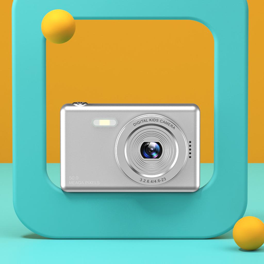 Digital Camera 4K 48MP Kids Camera 8X Zoom Anti Shake Point and Shoot Camera for Teens Students Children Portable Camera