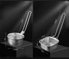 Hot Pot Colander Stainless Steel with Hook Cooking Noodles Meat Filter Screen Frying Net Hanging Type