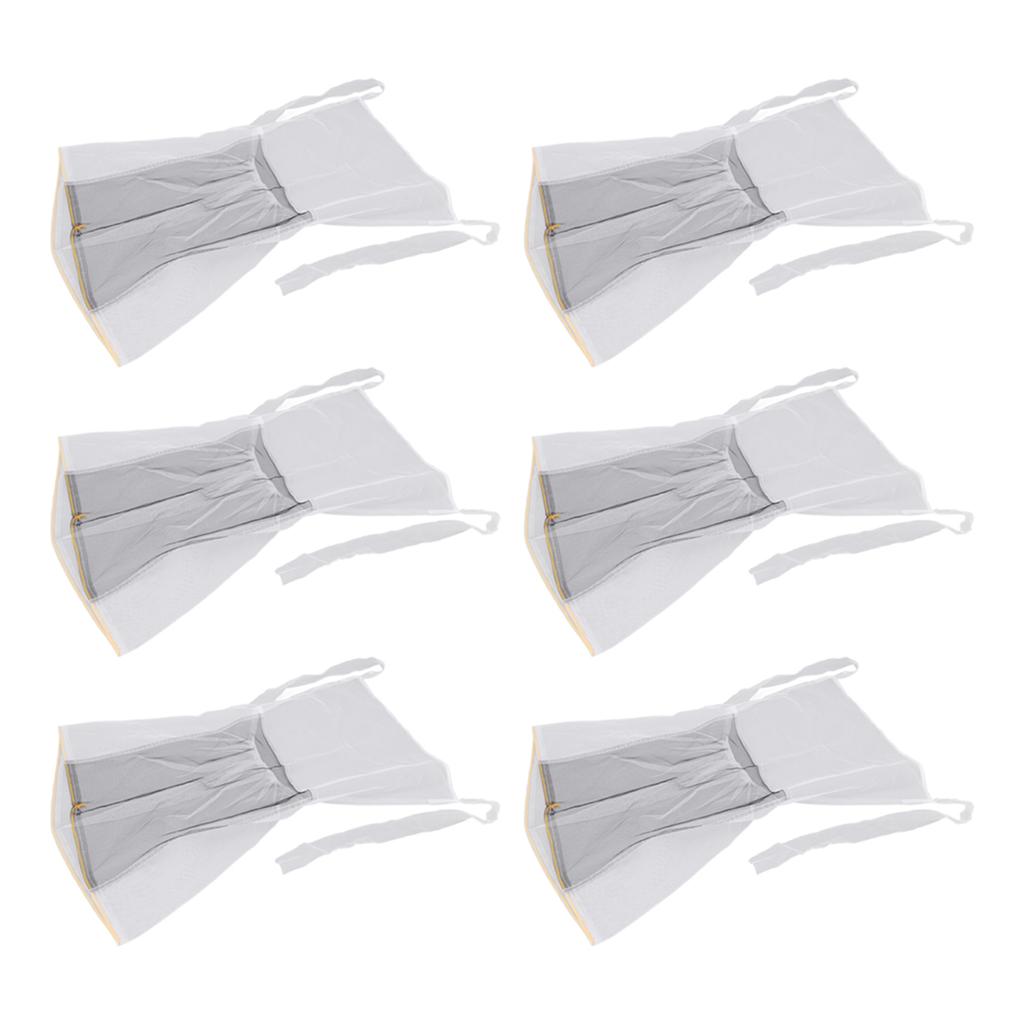 10pcs Beekeeping Veil Multipurpose Soft Breathable Fine Safety Protection Hat Mesh for Bee Hat