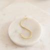 Popular simple twist chain bracelet, copper-plated 14K gold hip-hop niche design jewelry wholesale