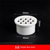 Reusable Insert Type Floor Drain Grid PVC 50-160 Round Upgraded Thickened Simple Sewer Building Materials Bathroom Accessories