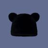 Cartoon Bear Plush Hat for Winter Lovely Animal Ear Warm Beanie Hat for Teens Adult Outdoor Sport Activity Skiing Hat