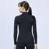 Otafuku Gloves BT Power Stretch Thermodeo Size M Women's High-Neck Shirt, Black, (JW-269)