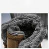 Winter Men's Warm Snow Boots High-top Outdoor Plush Shoes Plus Size 39-47