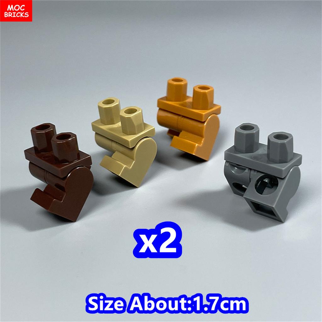 Ungiftig 8 Stück Moc Steine 17mm Hose Bewegliche Kurze Beine 970Cm00 Körperteil Tragen Modell Actionfigur Zusammenbauen Bausteine Spielzeug Geschenke