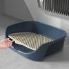 Plastic Dog Potty Tray Heightened Fence With Pillar Pet Training Toliet Prevents Splash Mesh Grid Panel Dog Pee Pad Holder Tray