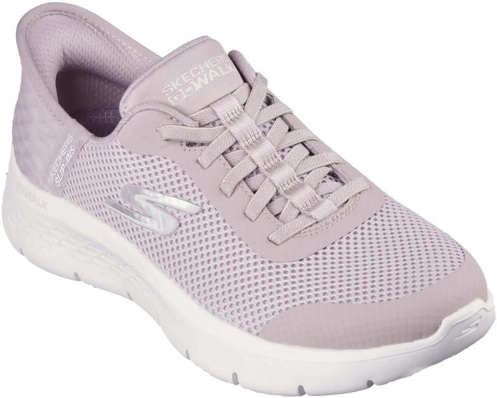 Нескользящие обувь Skechers: GO WALK Flex - Grand Entry Women (124836) mauve