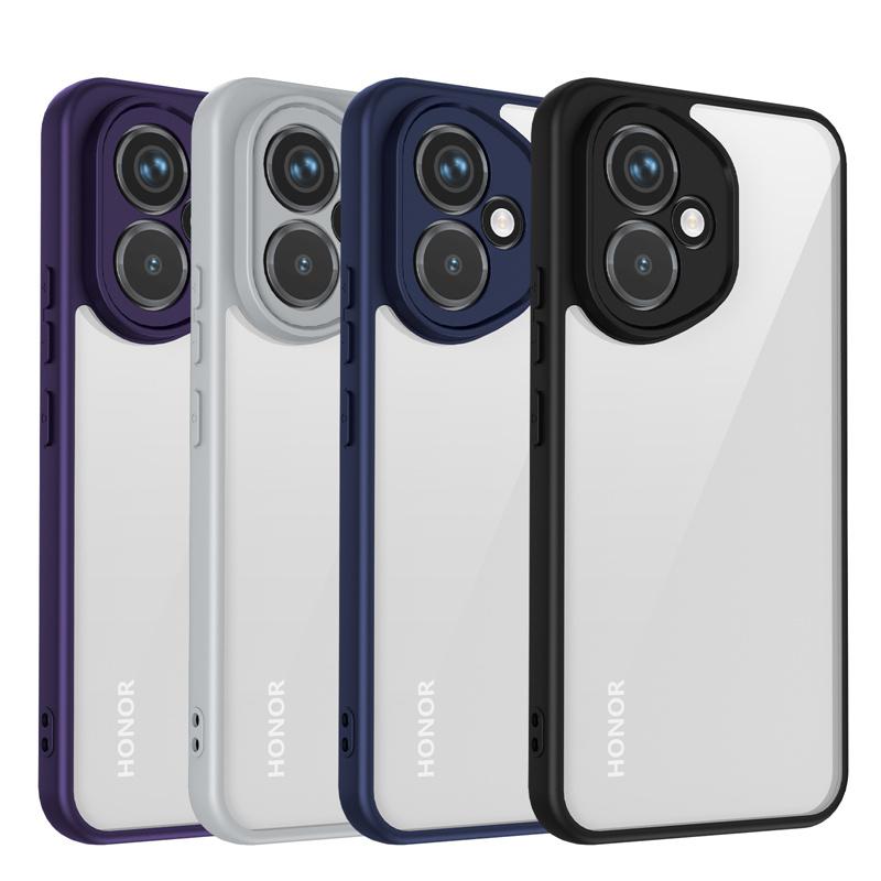 Honor 400 5G DNY NX9 Case Plating Silicone Bumper Shockproof Clear Back Cover Hard Matte Phone Case for Honor 400 Honor400 2025