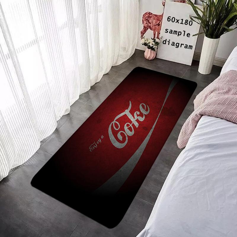 Floor Mat Non-slip Foot Rug for Entryway Cocas Hallway Carpet Colas Kitchen Water Adsorbed Rugs Fluffy Bedside Mats Home Decor