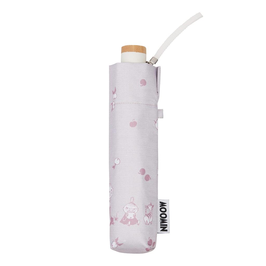 MOOMIN Ufer Faltbarer Sonnen- und Regenschirm Kleiner My Apfel Leichter Sonnen- und Regenschirm UV-Schirm, Schirm, Pflücken, Rosa, 50cm, Schirm, 99,9% Schutz,