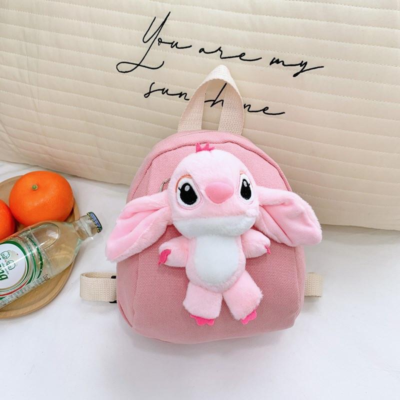 Backpack Cartoon Stitch Doll Schoolbag With Adjustable Shoulder Bags Straps