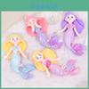 Glittering Mermaid Princess Doll Pillow For Girls Plush Toy Gift Sleeping Companion