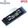 TZT 0.91 inch OLED module 0.91" white blue OLED 128X32 OLED LCD LED Display Module 0.91" IIC Communicate