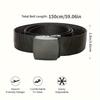Men's Extra Long Large Pants Belt, No Iron No Magnetic Belt For Fat Man - 150cm