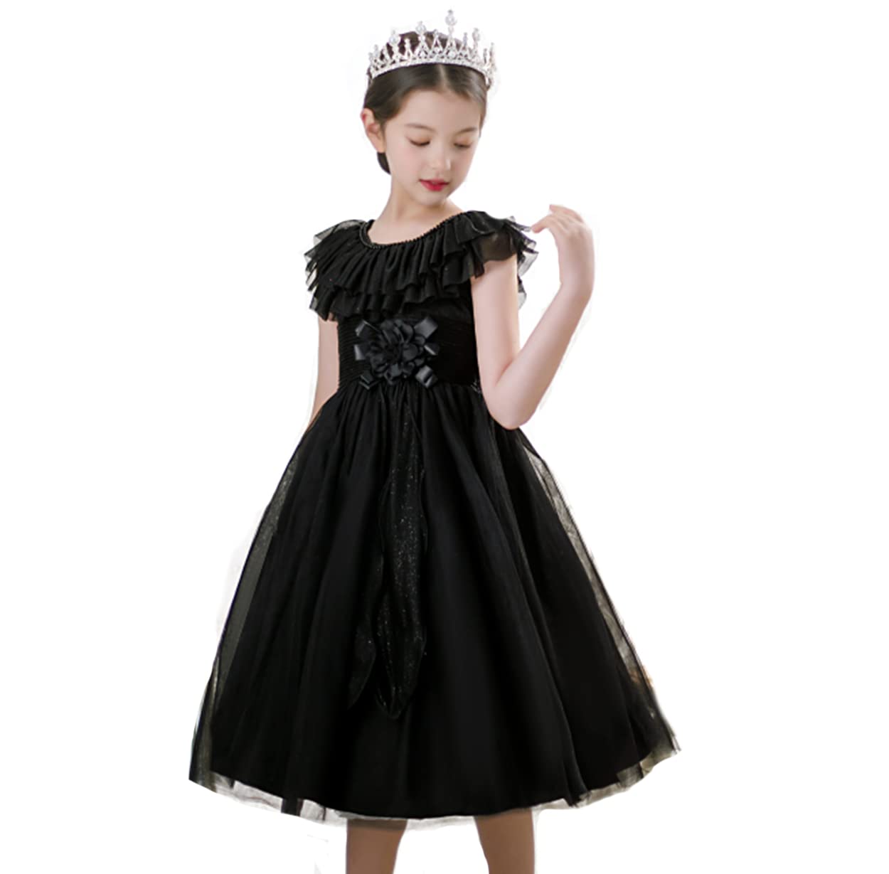 

LIANFOR Формальный Юношеский Фортепианный Концерт Плюс Размер Длинное Тюлевое Платье Принцессы для Концерта, Вечеринки, Свадьбы, Размеры Детского Платья, Платье для Девочек, Платье, Платье,