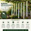 Ruban Holographique Anti Oiseaux 2,4 cm x 50 m Double Face Réfléchissant – Ruban Effet Flash pour Jardin, Balcon