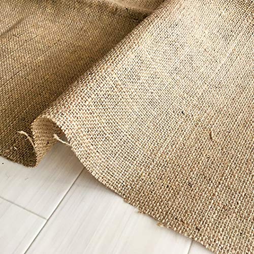 Jute fabric, linen fabric, No. 6 hessian, approximately 115cm wide x 2m long