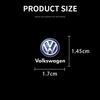 Für Volkswagen VW Autoaufkleber Auto-Styling Logo Innendekoration Zubehör Für Volkswagen VW Golf 6 7 8 Touareg Passat Polo