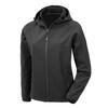Result Genuine Recycled Womens/Ladies Hooded 3 Layer Printable Soft Shell Jacket