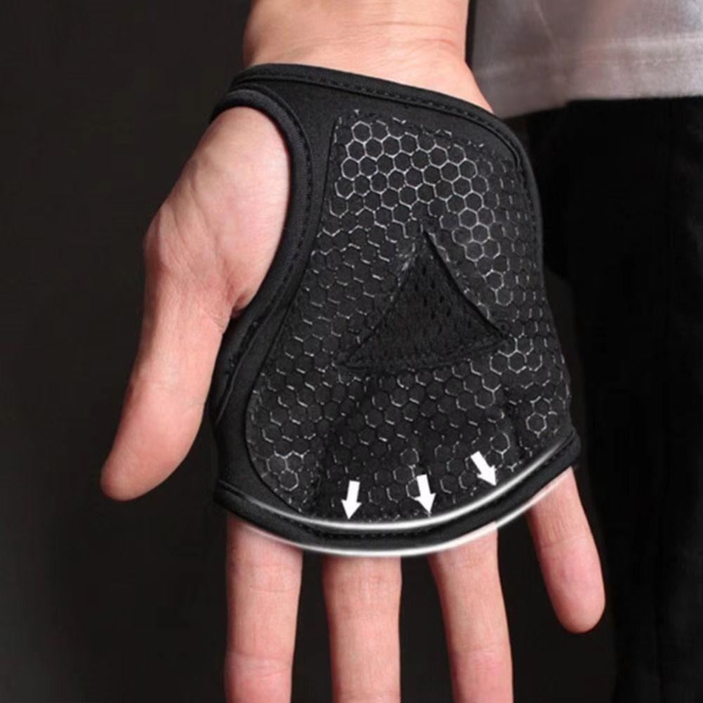 1 Pair Non-slip Fitness Palm Protect Pads Women Weightlifting Hand Protect Pads  Deadlift