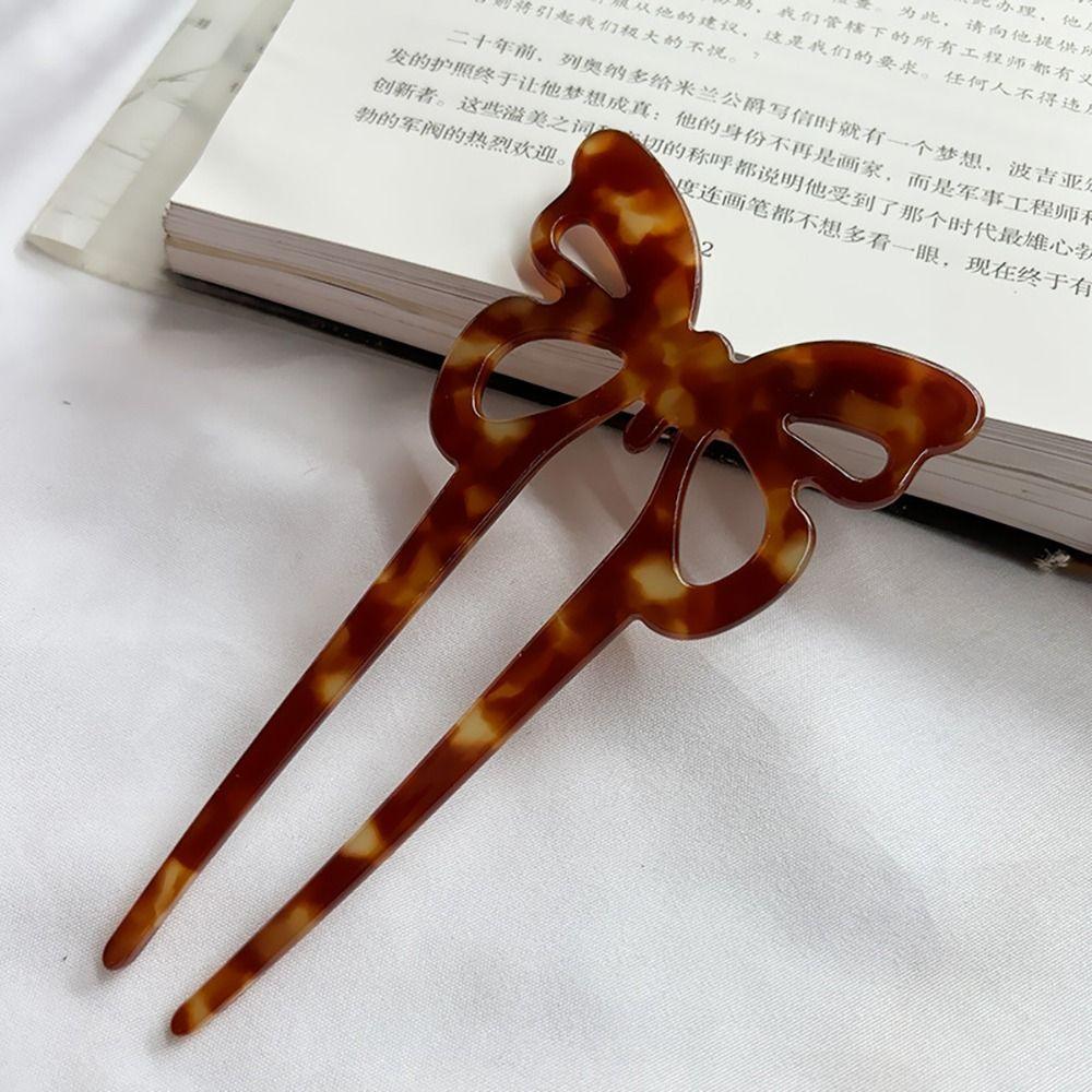 U-Shaped Hairpins Acetate Hair Fork Hair Styling Tools Hair Sticks