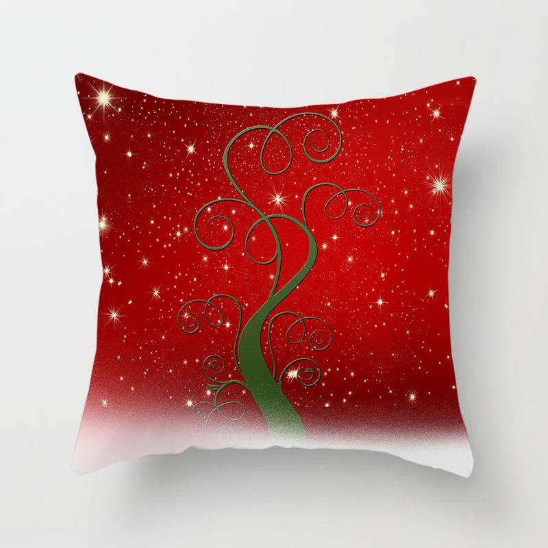 Merry Christmas Throw Pillow Cover Christmas Red Throw Pillow Cover For Sofa Home Decor