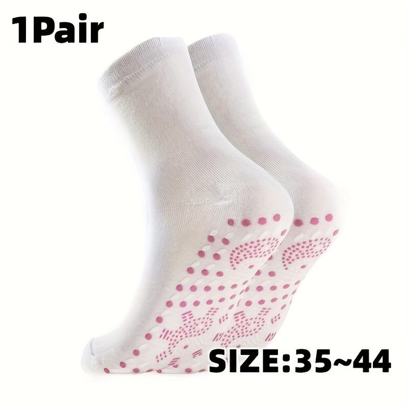 1/3Pairs Tourmaline Slimming Health Sock Winter Elastic Thermal Self-Heating Sock Health Care Socks Short Sock Magnetic Therapy