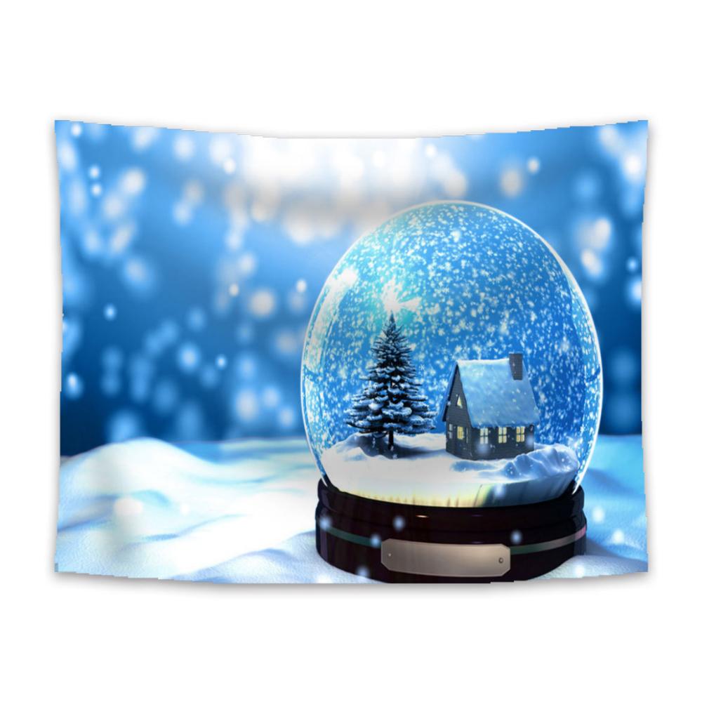 

Рождественская подвесная ткань, декоративная ткань для гостиной, гобелен с принтом, подвесная ткань для спальни, фоновая настенная ткань для комнаты 150x130