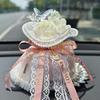 Creative Exquisite Flower Car Aromatherapy Bamboo Charcoal Deodorant Ornament For Center Console