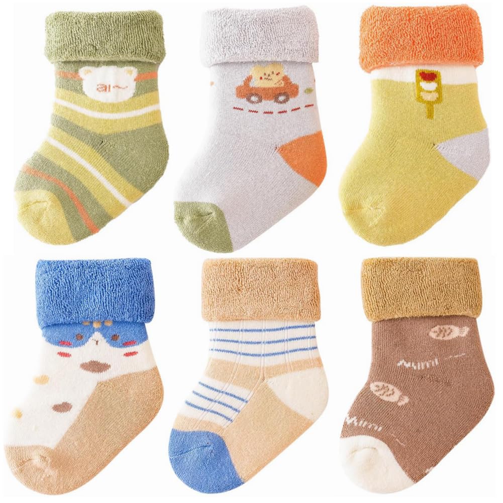 

Детские носки 6 пар Baby Soft [InSomila], носки, термобелье, осень/зима, комплект, дети, младенцы, новорожденные, праздники, душевые, фрески, (Зеленый Синий, М)
