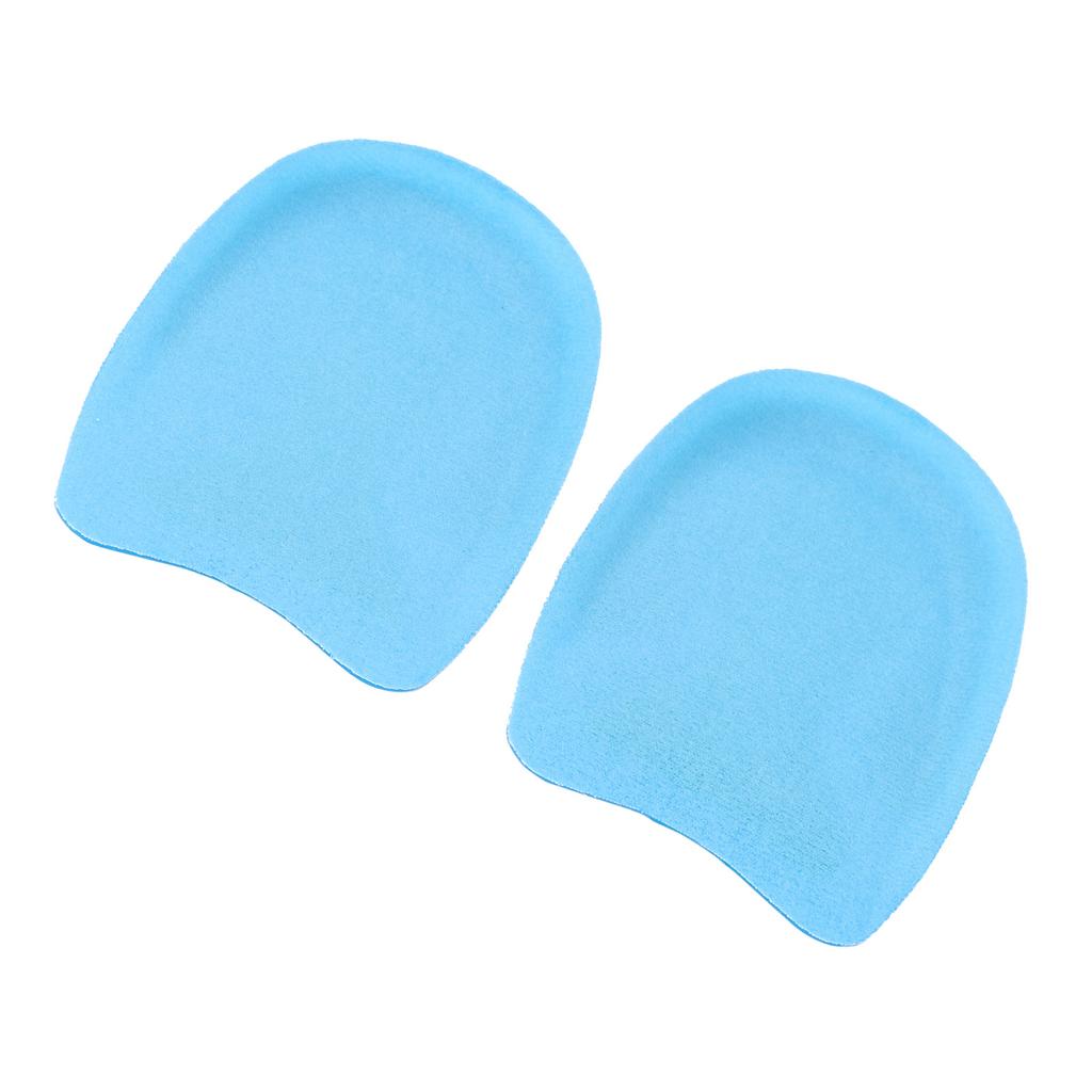 Heel Support Cups Shock Absorption Elastic Heel Pad Breathable Half Heel Insole for Pain Relief