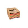 Retro Tech Floppy Disk Onderzetter Set, Vintage Diskette Onderzetters Met Houten Houder