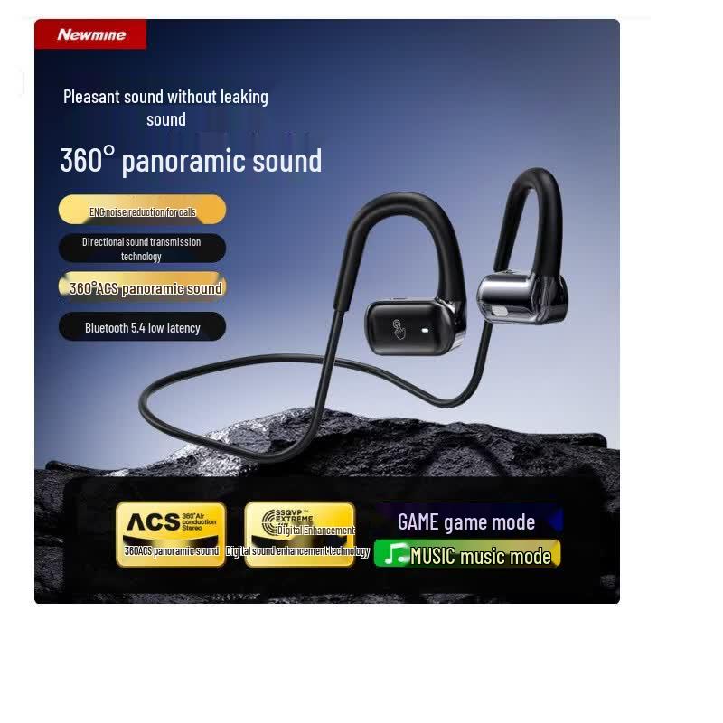 Newmine HM-50 Open-Ear Wireless Bluetooth Headset