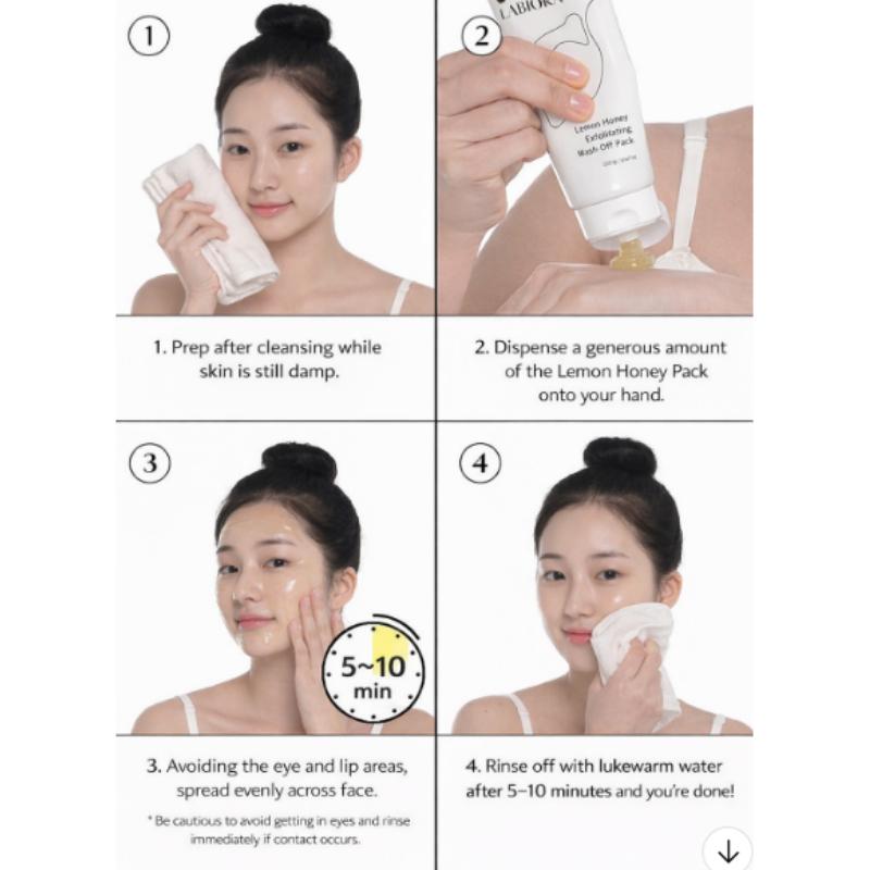 LAVIORA Lemon Honey Exfoliating Wash-Off Pack 100g