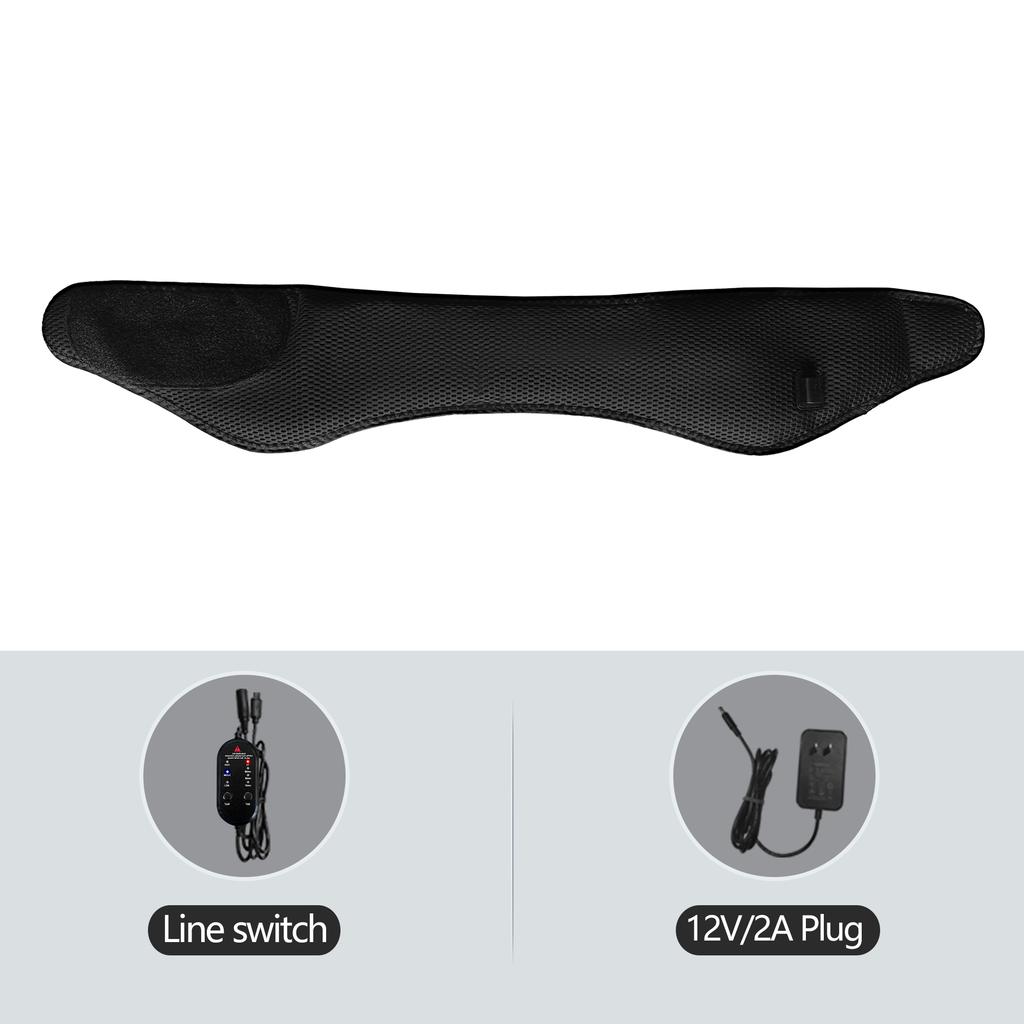 Winter Full-Wrap Heated Headband 3 Heat Settings Head Warmth/Migraine Relief Stress Relief Better Sleep Adjustable Tightness