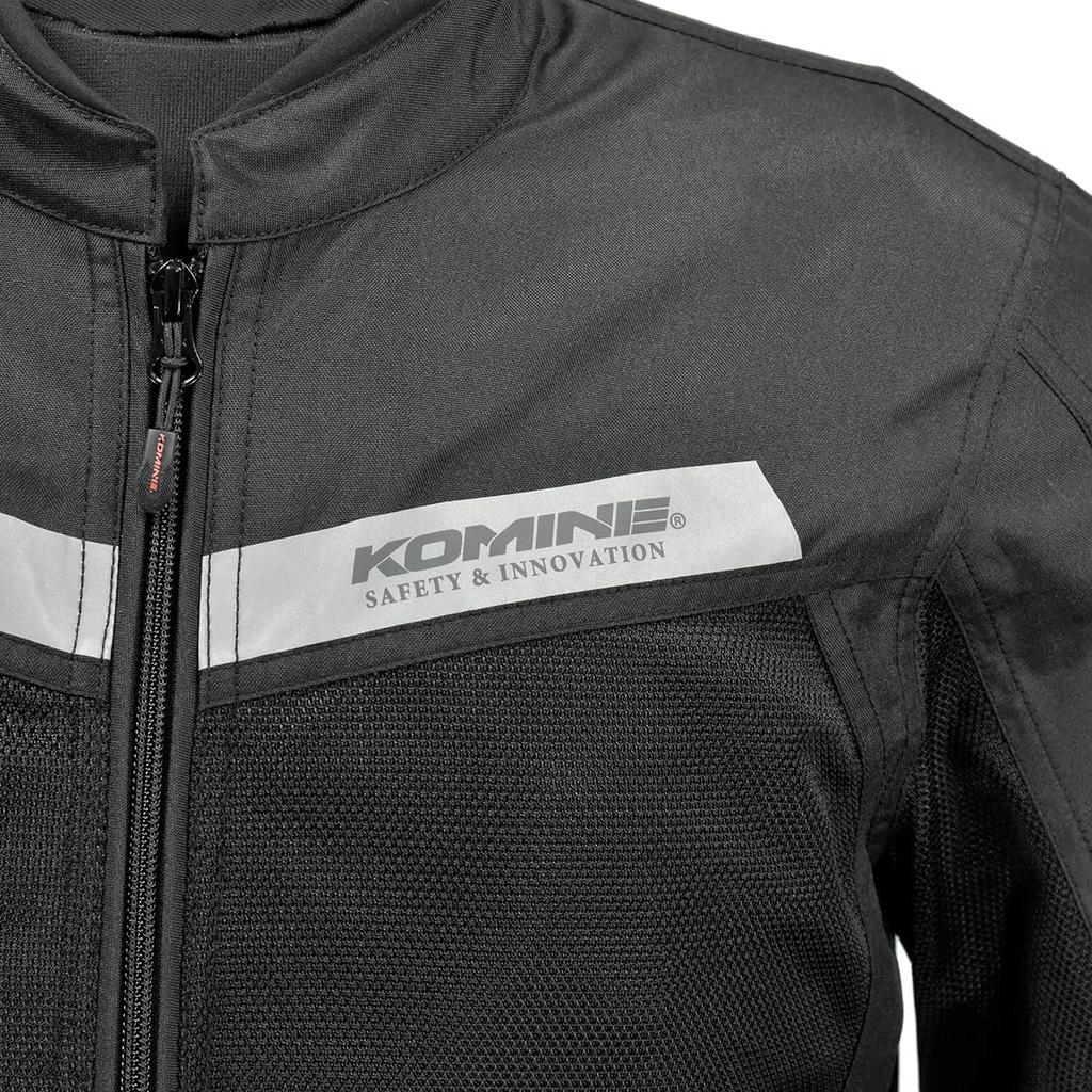 KOMINE Motorcycle Light XL 07-1274 Men's Jacket, Gray/Black,