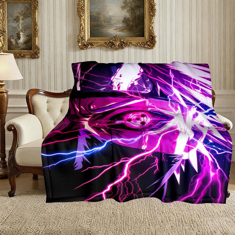 Naruto Blanket, Valentine's Day, Halloween, Thanksgiving Gift Blankets, Home Blanket for Bed and Couch Use