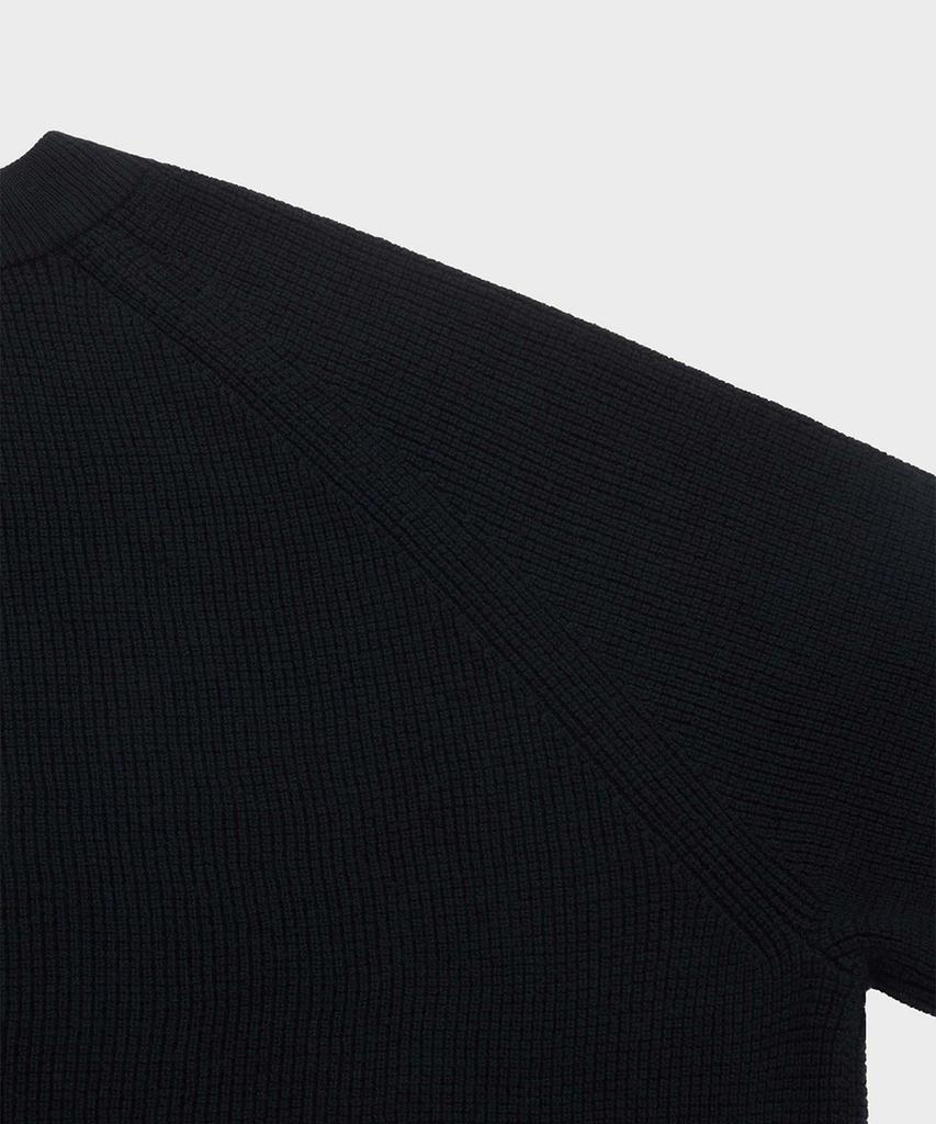 Yaichi Waffle Knit Merino Wool Sweater - Mid Nights