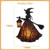2025 Popular New Fashionable Halloween Home Decor Creative Personality Witch Lantern Home Decor Crafts Gift