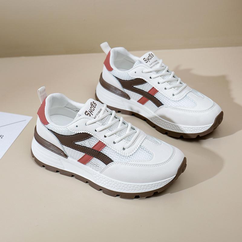 

Обувь для папы, женская летняя новая обувь Ins Style Student Shoes, толстая подошва, увеличенный размер, кроссовки для отдыха 40