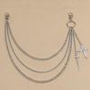 Geometric Multi-layer Sword Pendant Chain - Versatile Pants Jewelry Decoration
