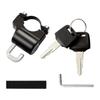 Universal Motorcycle Scooter Street Bike Handlebar Part Helmet Lock Anti-Theft Security Aluminum Alloy Locks with 2 Keys