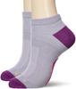 Gunze Active Style Washi Yarn Sneaker Socks with Arch Set of Sizes Women's Support, 2, Gray, 25-27