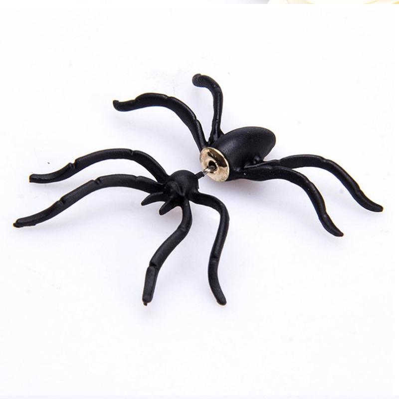 Spider Earrings Studs Halloween Earrings  Girls Punk Earrings Hypoallergenic Alloy  Earrings Party Jewelry
