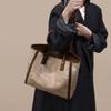 Tote Bag High Sense Large Capacity Shoulder College Student Commuting Leather Women'S Bag Luggage