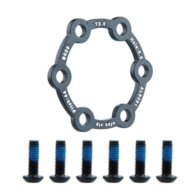 Electric Scooter Brake Disc Aluminium Alloy 6 Hole Brake Disc With 6 Screws Disc Brake Rotor Bicycles Brake Accessories