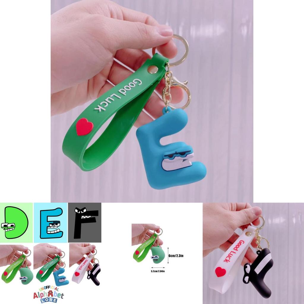 Alphabet Lore Keychain Kids Xmas Gifts Bag Pendant Doll